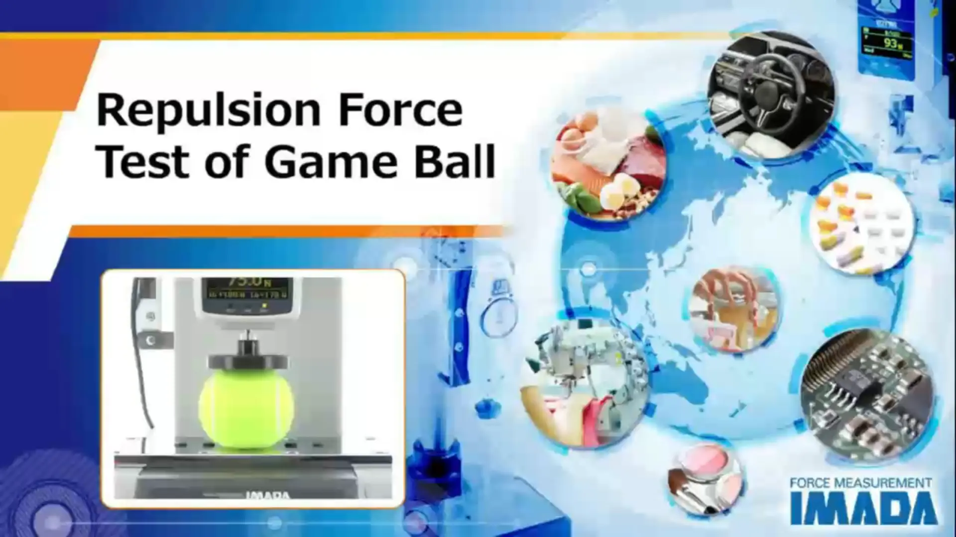Repulsion Force Test of Game Ball
